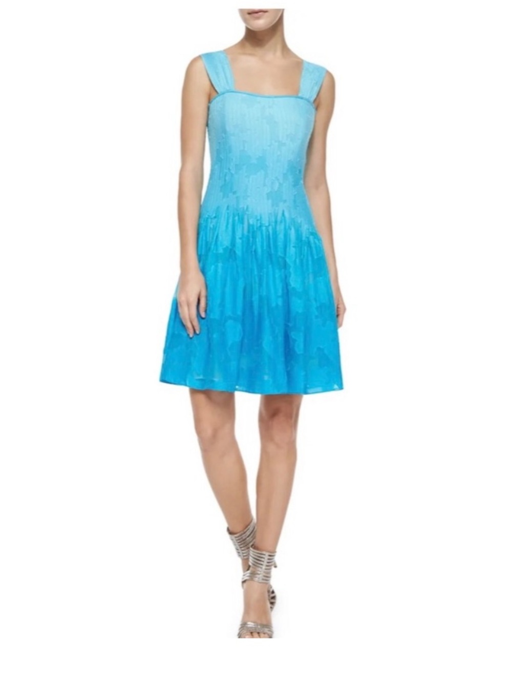 Diane Von Furstenberg Lesly Sky ombré dress